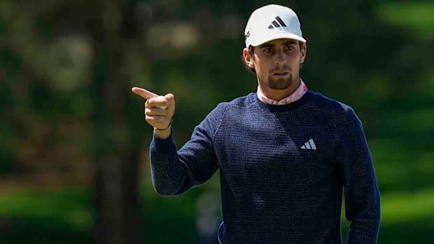 Joaquin Niemann is pictured during the 2023 Masters.
